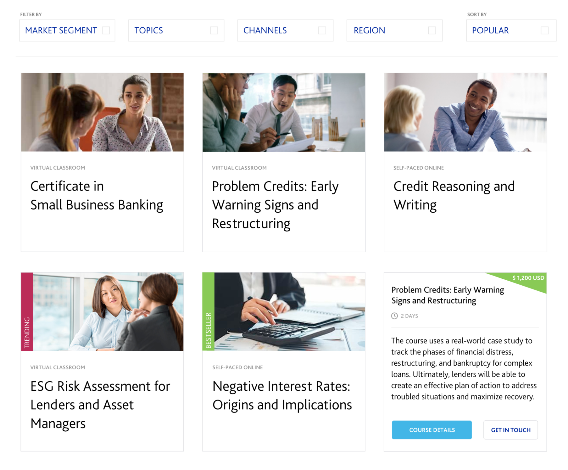 Interactive Course Catalog